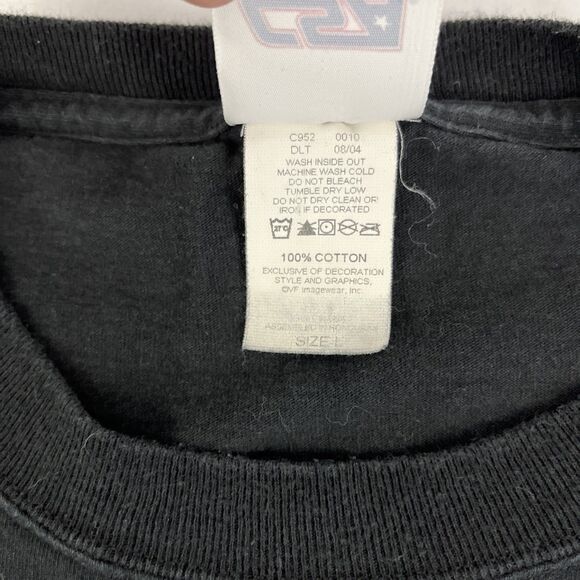 Vtg Y2K CSA Pittsburgh Steelers Super Bowl XL Graphic T-Shirt Size Large Black - Picture 6 of 8